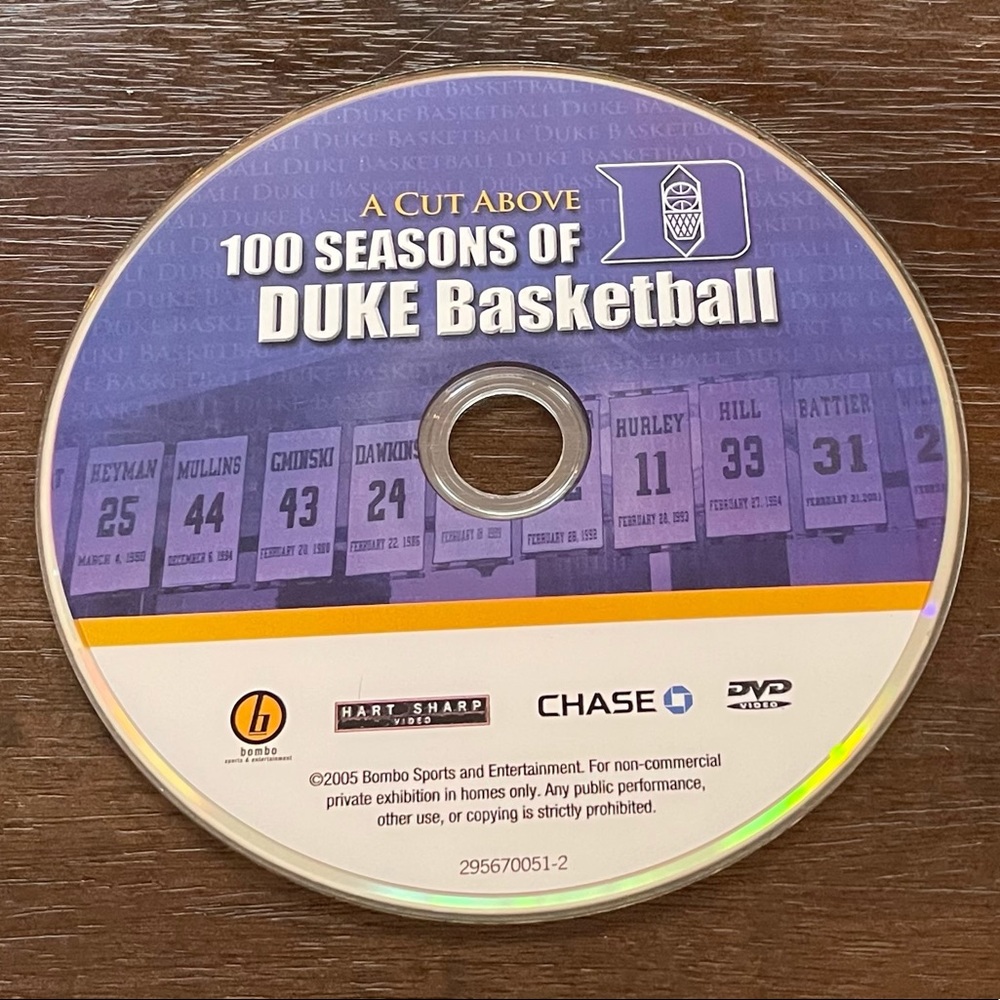 100 Seasons of Duke Basketball DVD